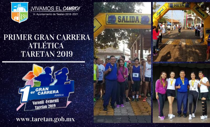 Primer Gran Carrera Atlética  Taretan 2019