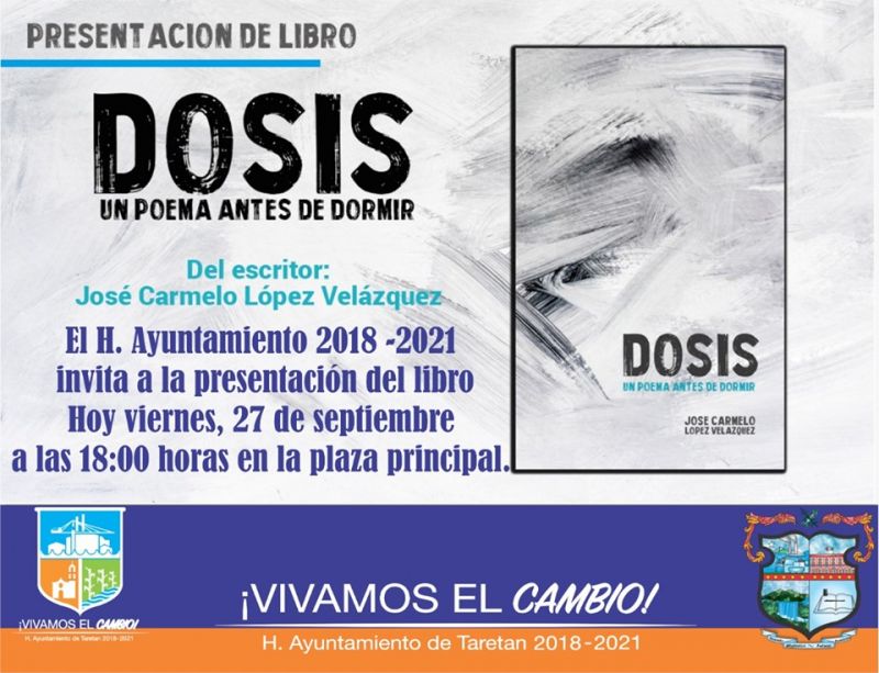 Presentación del Libro Dosis un Poema Antes de Dormir