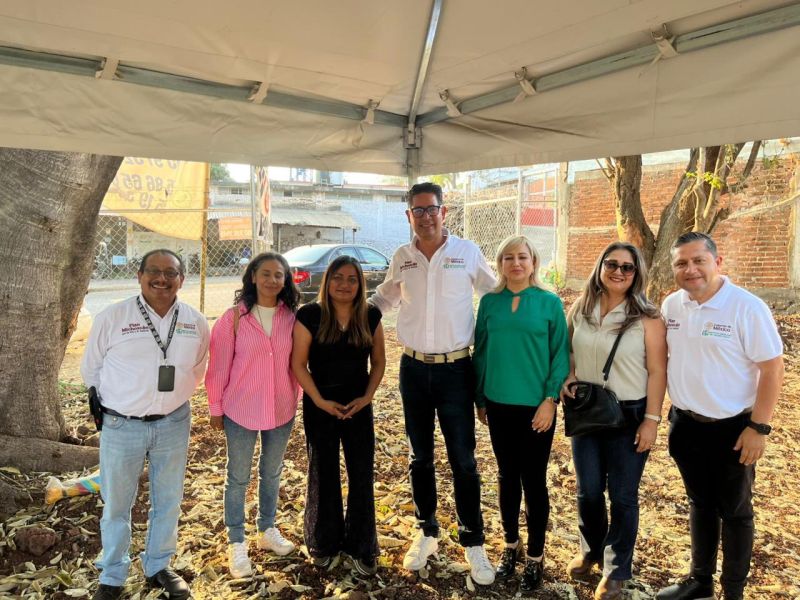 IMSS y H. Ayuntamiento de Taretan supervisan terrenos para futura guardería